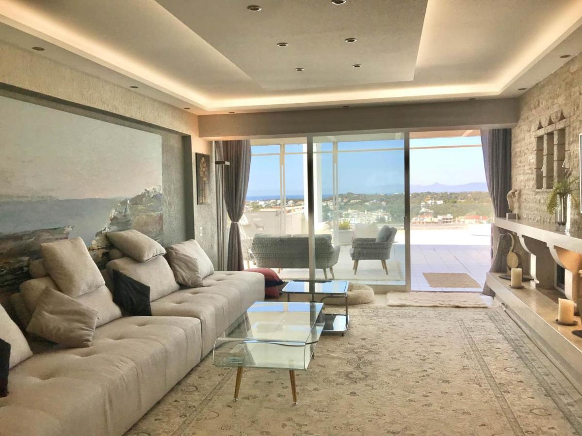 Villasonboard Vouliagmeni Penthouse Veranda Sea-View & Beach Athens Luaran gambar